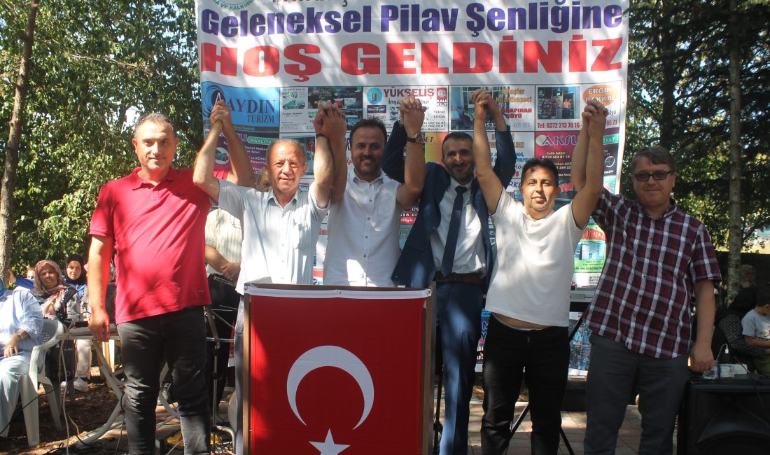 Zonguldak'ın Beycuma ilçesine bağlı Karapınar köyü, 10. geleneksel pilav şenliğiyle