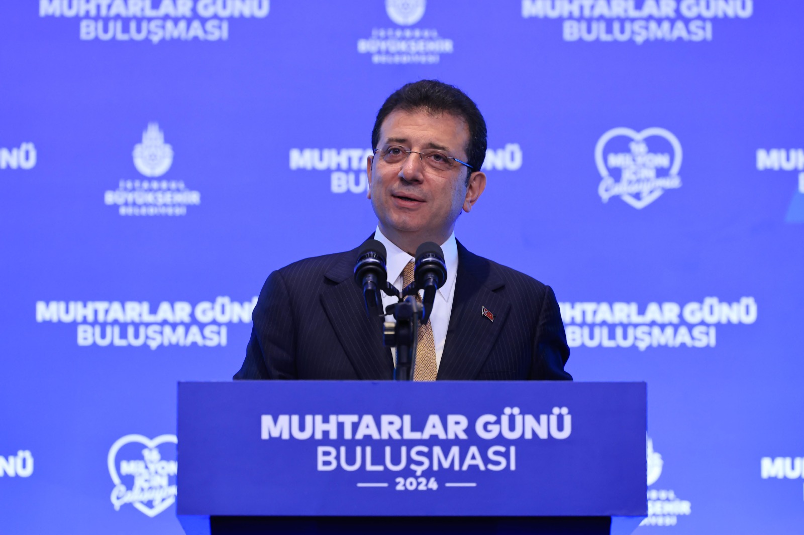 TBB ve İBB Başkanı Ekrem İmamoğlu, ‘19 Ekim Muhtarlar Günü’