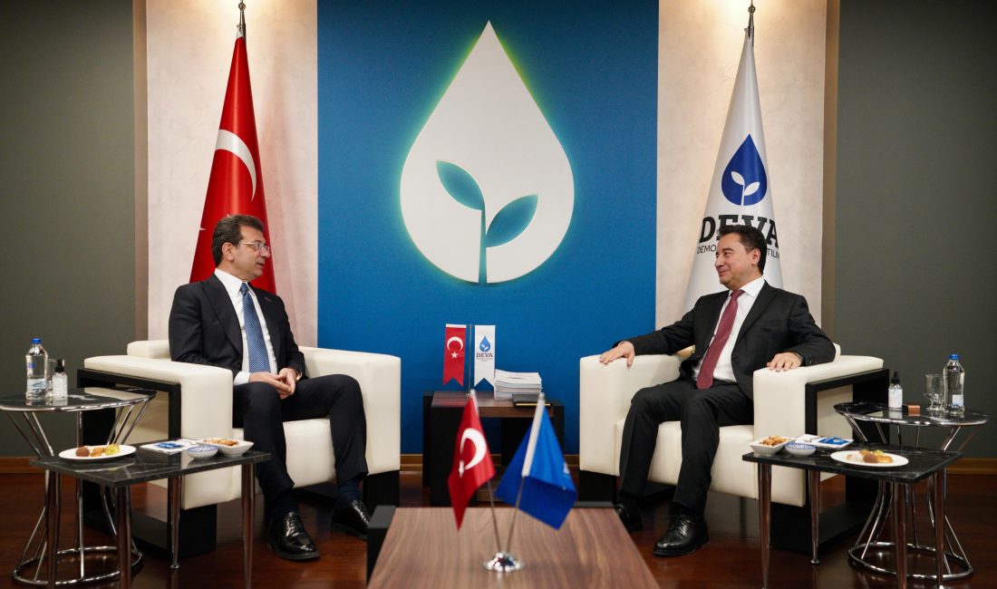 DEVA Partisi Genel Başkanı Ali Babacan, İstanbul Büyükşehir Belediyesi (İBB)