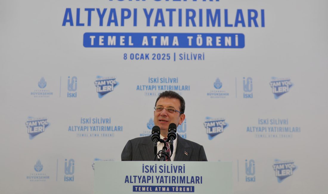 TBB ve İBB Başkanı Ekrem İmamoğlu, ‘İSKİ Silivri Altyapı Yatırımları