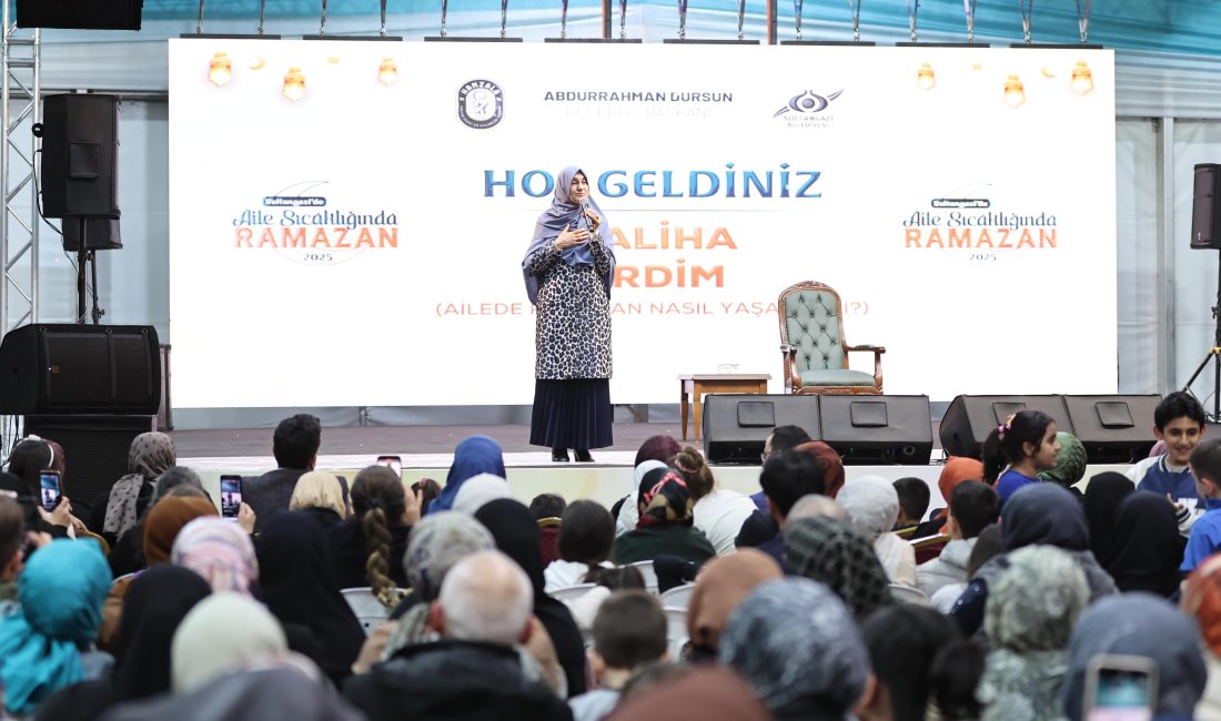 Sultangazi Belediyesi, Ramazan etkinlikleri kapsamında Uzman Aile Danışmanı ve Yazar Saliha Erdim’i konuk