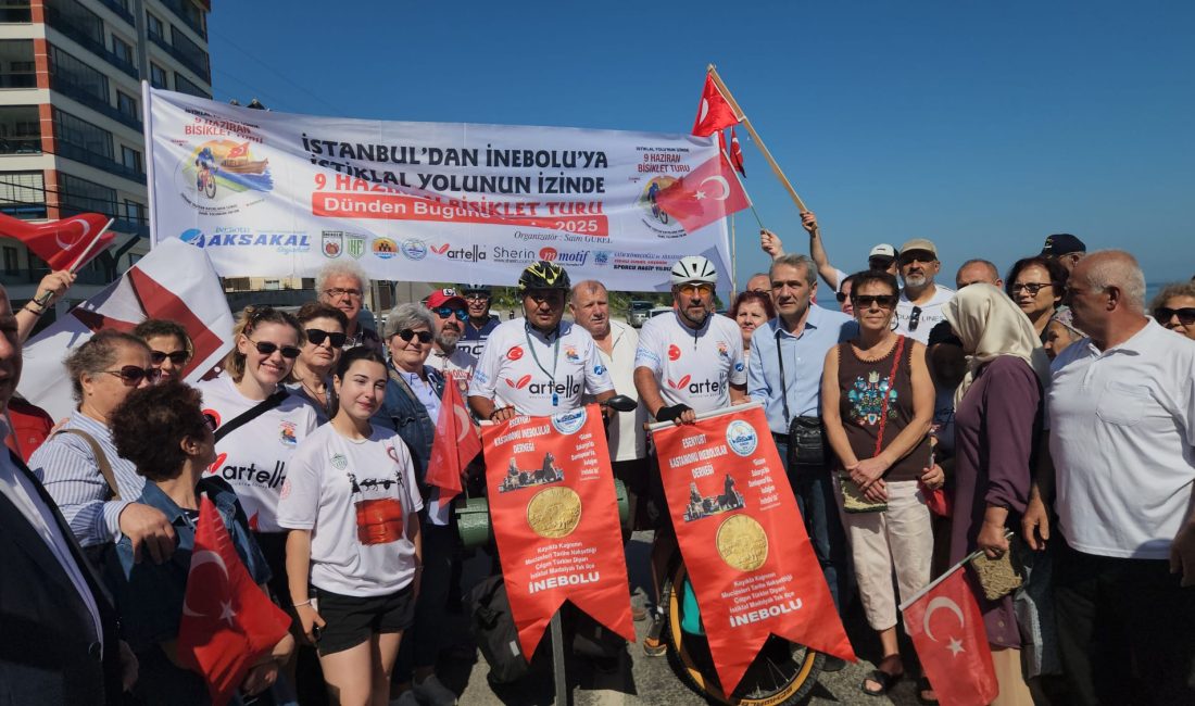 Esenyurt’tan yola çıkan kutsal emanet, Türk Bayrağımız, İnebolu’nun kahramanlık ve