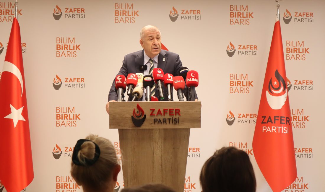 Zafer Partisi Genel Başkanı Prof. Dr. Ümit Özdağ, yaptığı kapsamlı