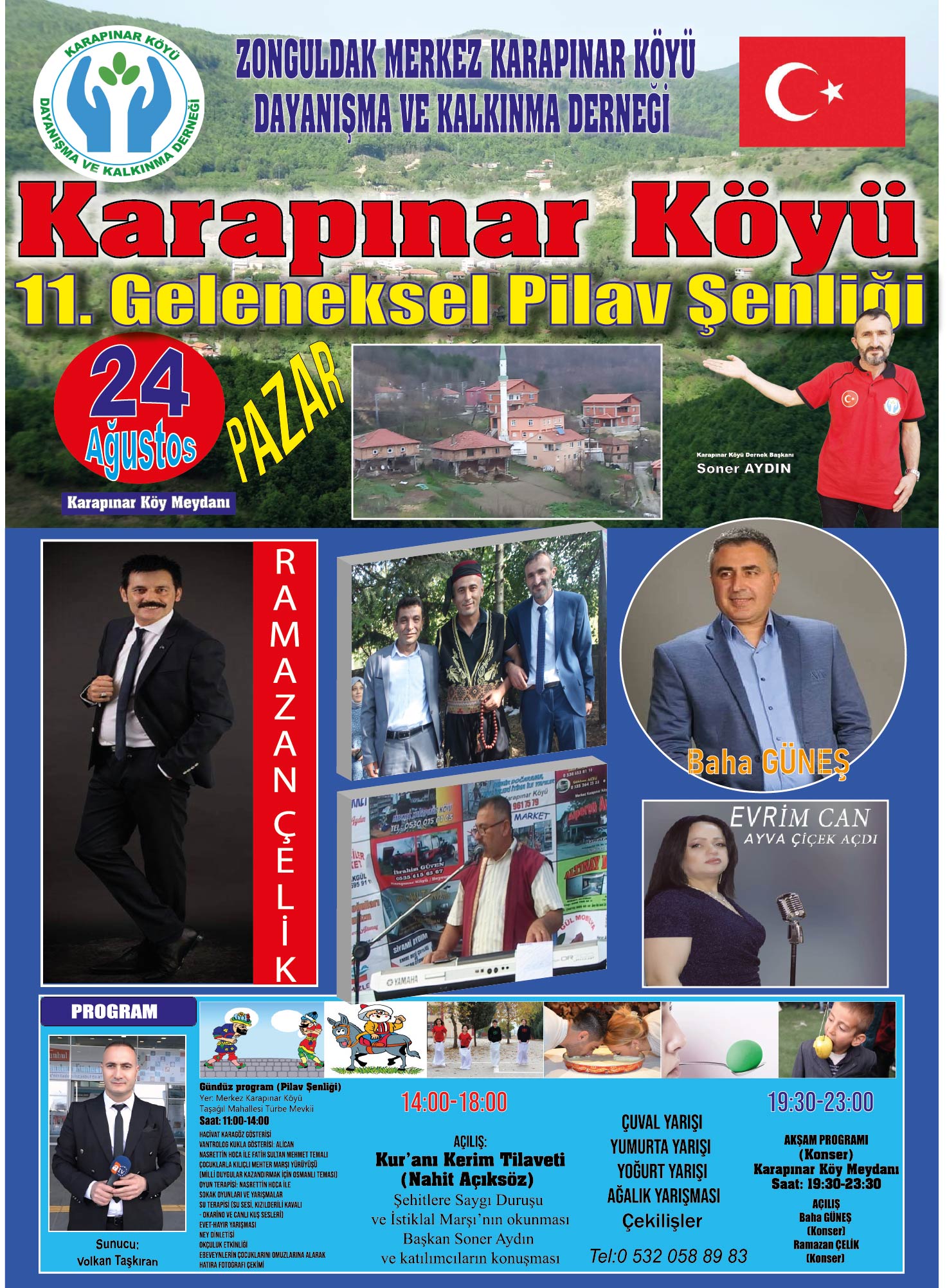 Zonguldak Merkez Karapınar Köyü Dayanışma ve Kalkınma Derneği tarafından organize
