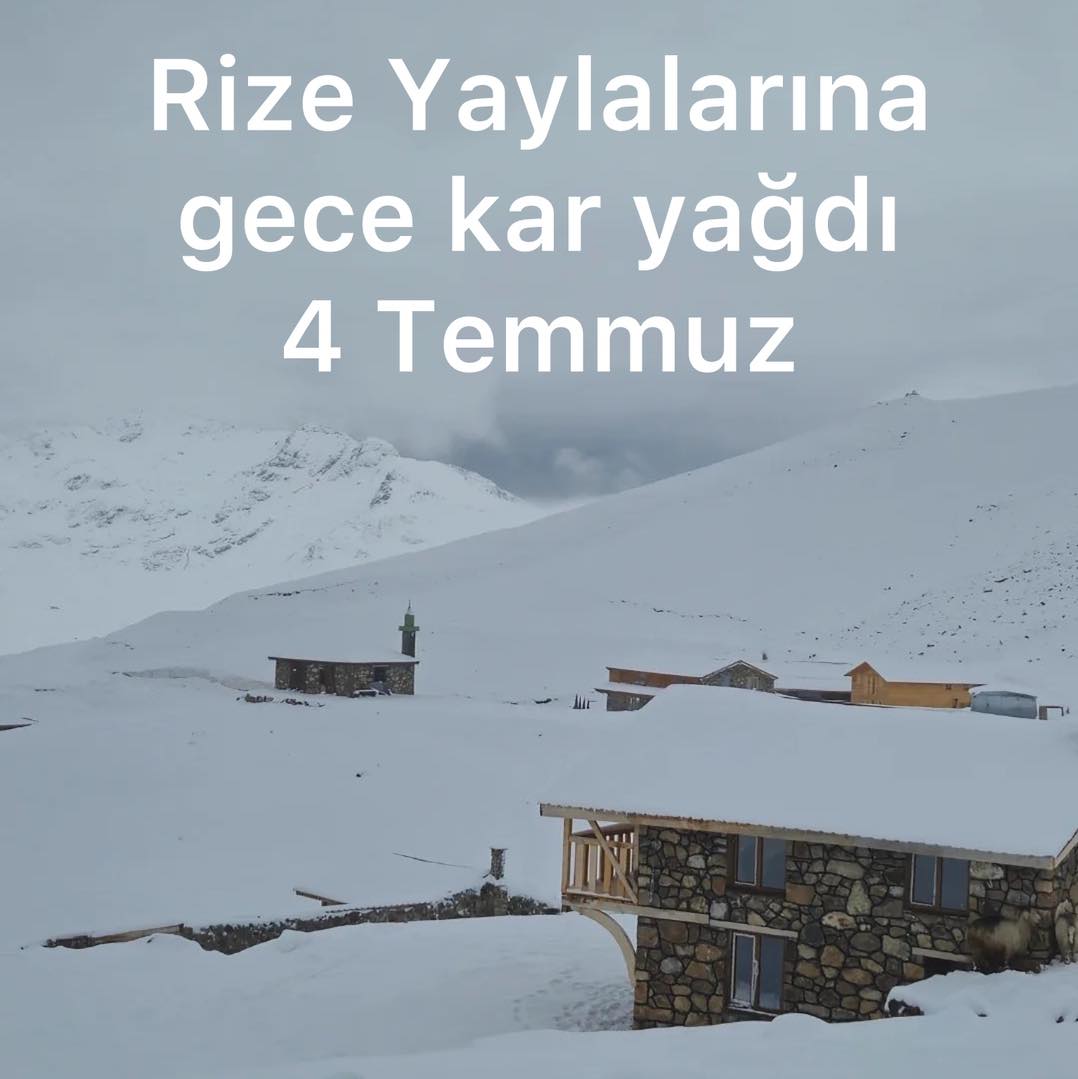 Türkiye’nin batısı ve güneyi kavurucu sıcaklarla mücadele ederken Karadeniz’den şaşırtıcı