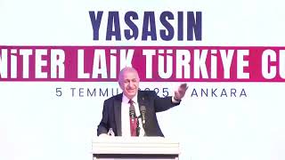 Zafer Partisi Genel Başkanı Prof. Dr. Ümit Özdağ, düzenlediği basın