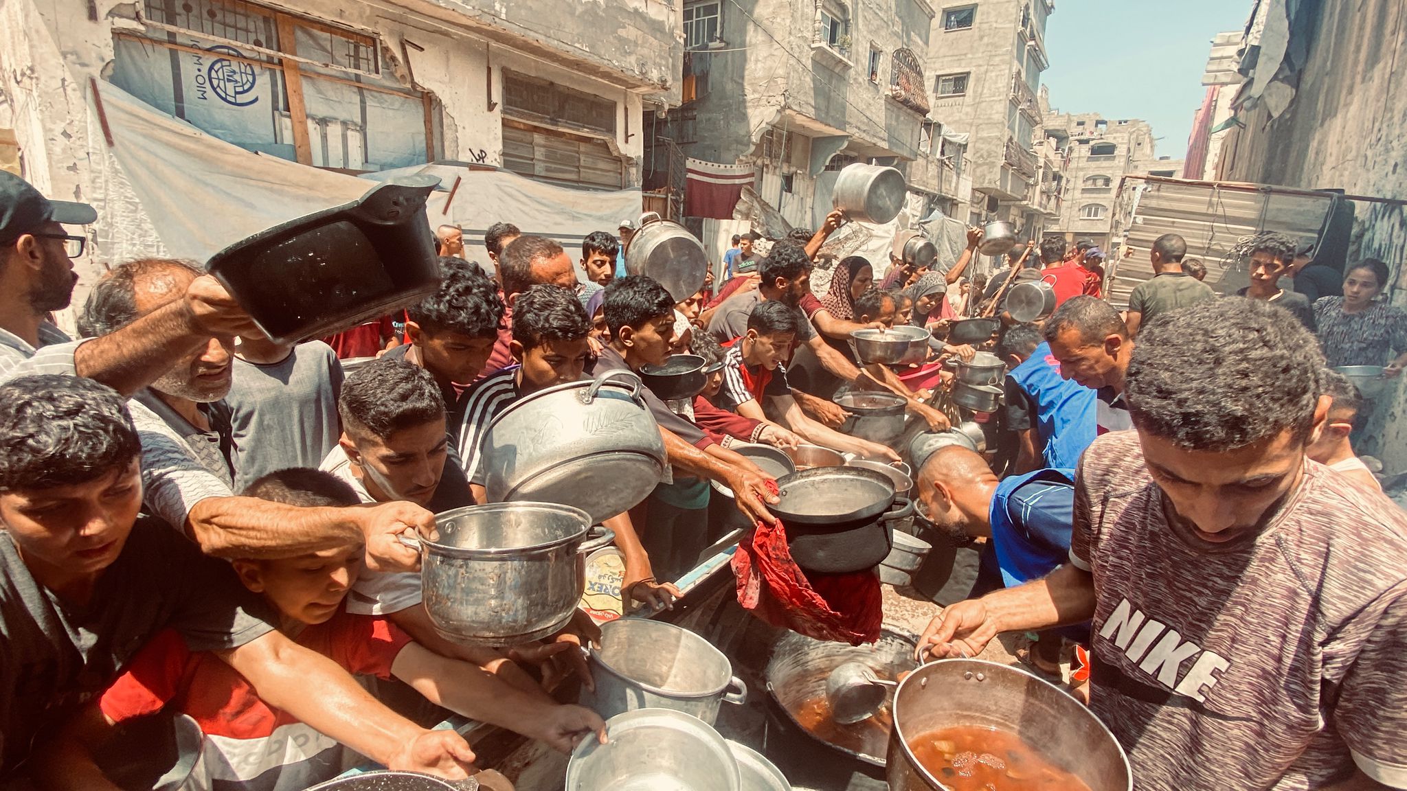 İsrail’in aylar süren saldırıları nedeniyle ağır insani krizin yaşandığı Gazze’de,