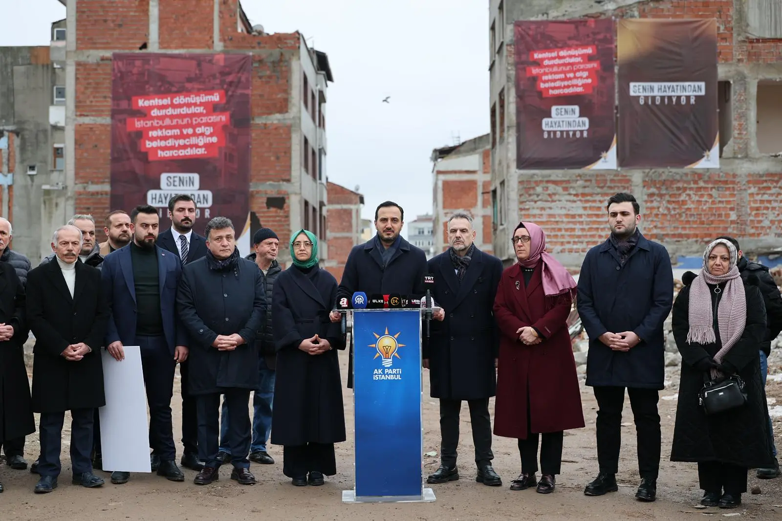 Bayrampaşa İsmetpaşa Mahallesi’nde tamamlanamadığı belirtilen kentsel dönüşüm alanına ilişkin açıklama
