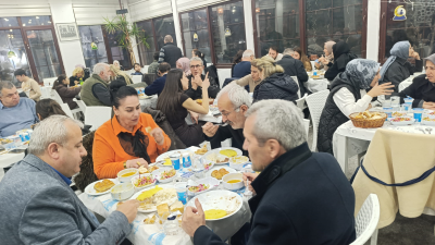 Büyükçekmece Kastamonulular Derneği tarafından düzenlenen iftar programı, Ramazan ayının manevi