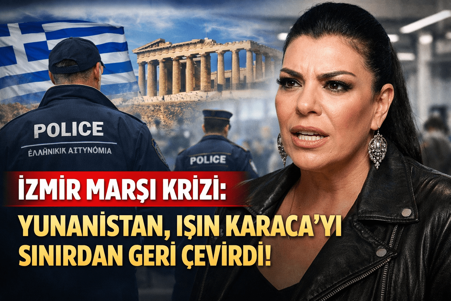 Türk pop müziğinin tanınan isimlerinden Işın Karaca’nın Yunanistan’a girişine izin