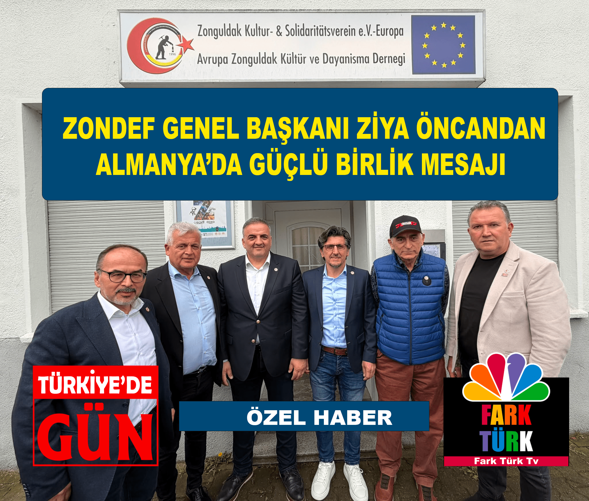 Zonguldak Dernekleri Federasyonu (ZONDEF) Genel Başkanı Ziya ÖNCAN, Almanya ziyaretleri