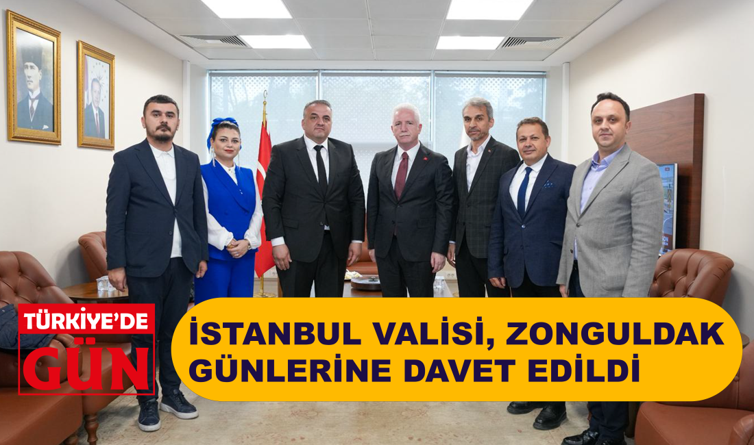 Zonguldak Dernekleri Federasyonu (ZONDEF) heyeti, İstanbul Valisi Davut Gül’ü ziyaret