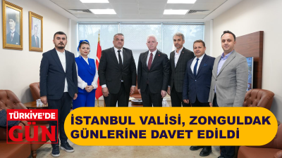 Zonguldak Dernekleri Federasyonu (ZONDEF) heyeti, İstanbul Valisi Davut Gül’ü ziyaret